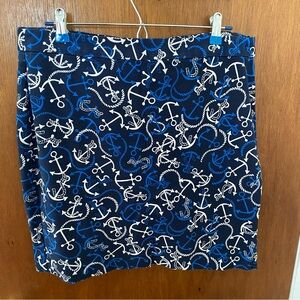Banana Republic Anchor Pencil Skirt